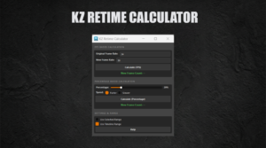 KZ Retime Calculator, free Maya tool
